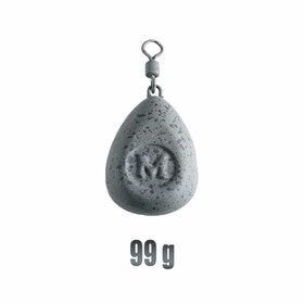 Grundblei Karpfen Blei mit Wirbel flach 99 g