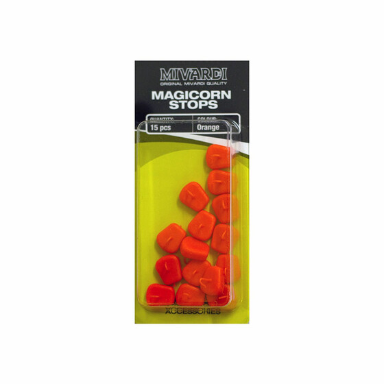 15 Fake Mais Krner als Boilie Stopper orange