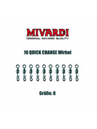 10 Karpfen Wirbel Tönnchenwirbel Gr. 8 S