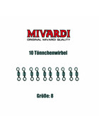 10 Karpfen Wirbel Tönnchenwirbel Gr. 8 T