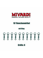 10 Karpfen Wirbel Tönnchenwirbel Gr. 8 T