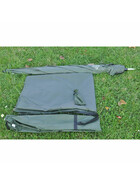 Regenschirm Angler Schirm mit Seitenwand 2,5 m 5