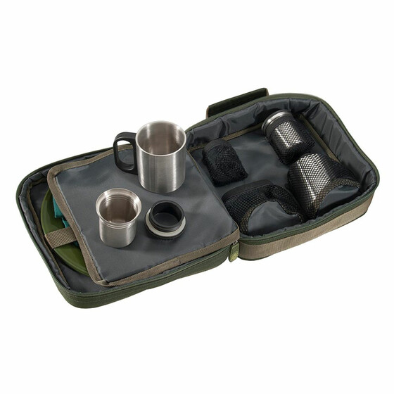 Angel Besteck Set Camping Geschirr inkl. Tasche, 43,99 €