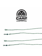 2 Lead Core Systeme mit Schlaufe und Wirbel 80 cm 45 lb 2