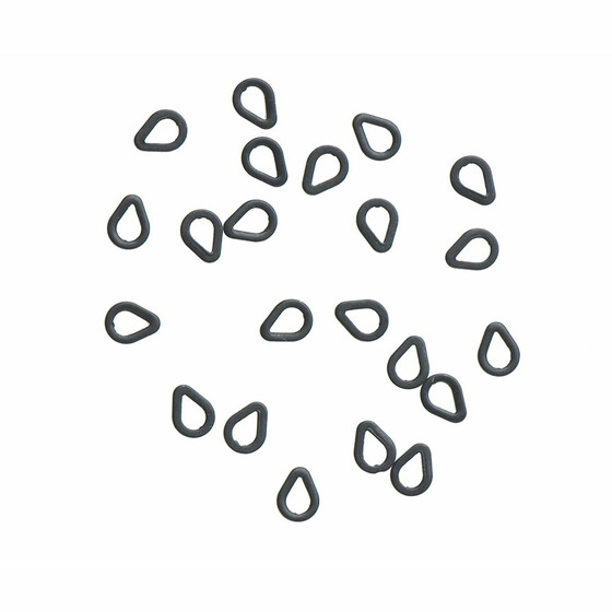 25 Tear Drop Rings Vorfachringe fr Karpfen Rigs