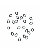 25 Tear Drop Rings Vorfachringe für gallery