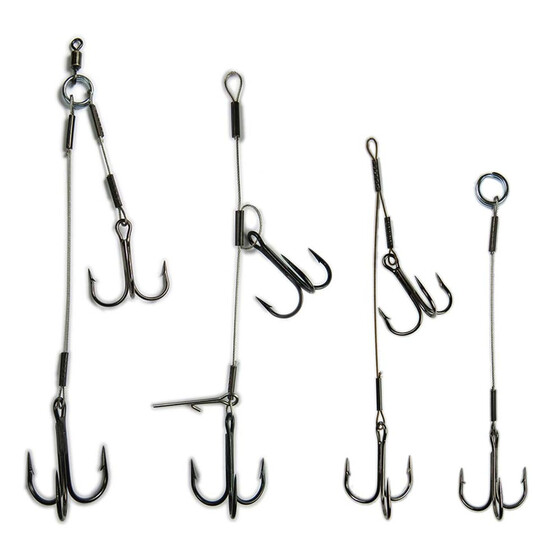 4 Hecht Systeme Stinger Rigs 10 - 14 cm